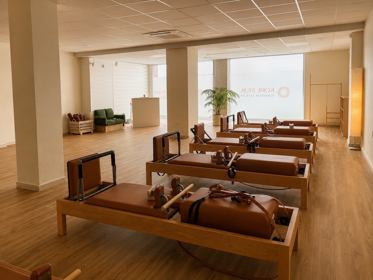 Interior del estudio Kore Studio Pilates Ibiza